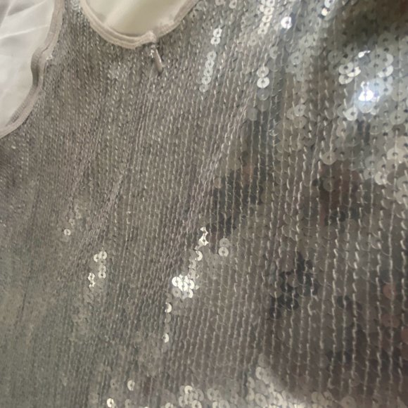Chan Luu silver, sequined minidress - nwot - size small - Picture 5 of 6